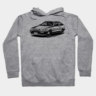 EUROBEAT INTENSIFIES - LEVIN full-body version Hoodie